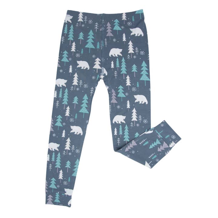 Big Kid Pajama - Winter Forest for wholesale on Faire