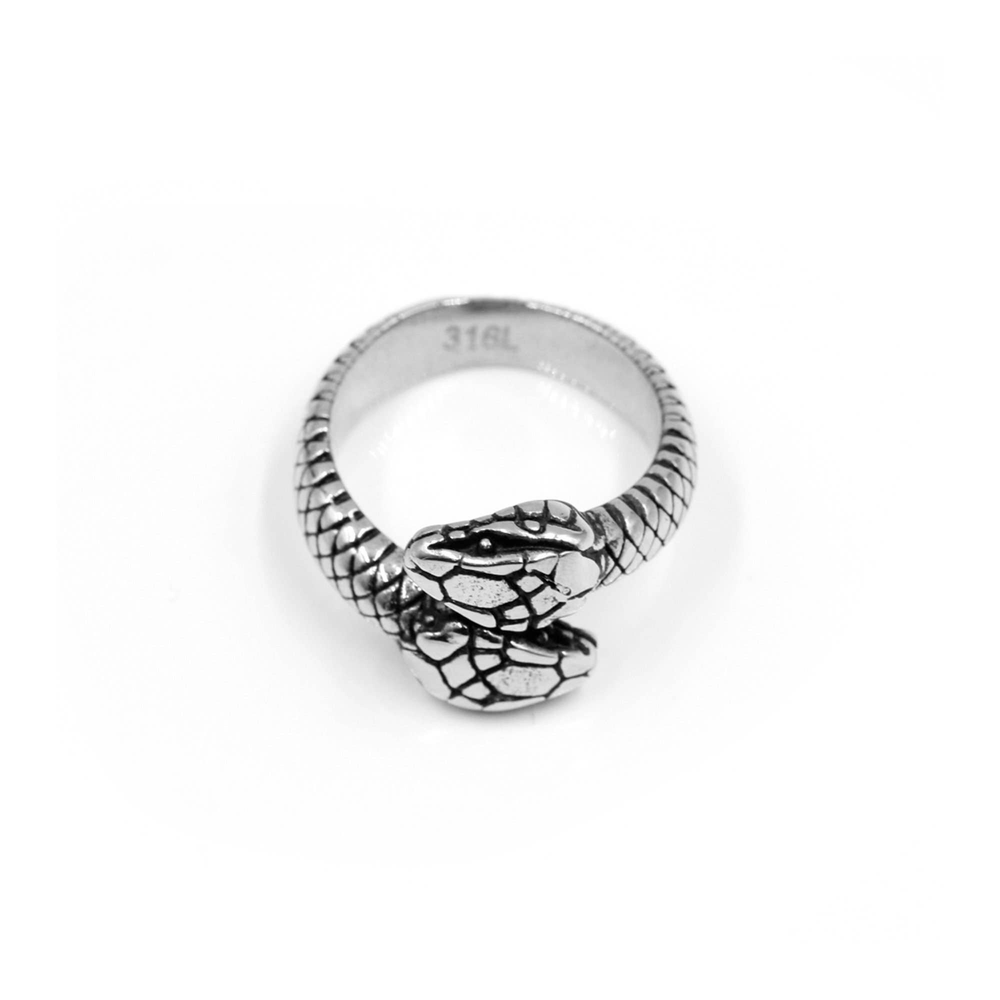 Awaken - Wholesale Cocktail/Statement Ring - Handmade Ouroboros Infinity Serpent Ring - A-461