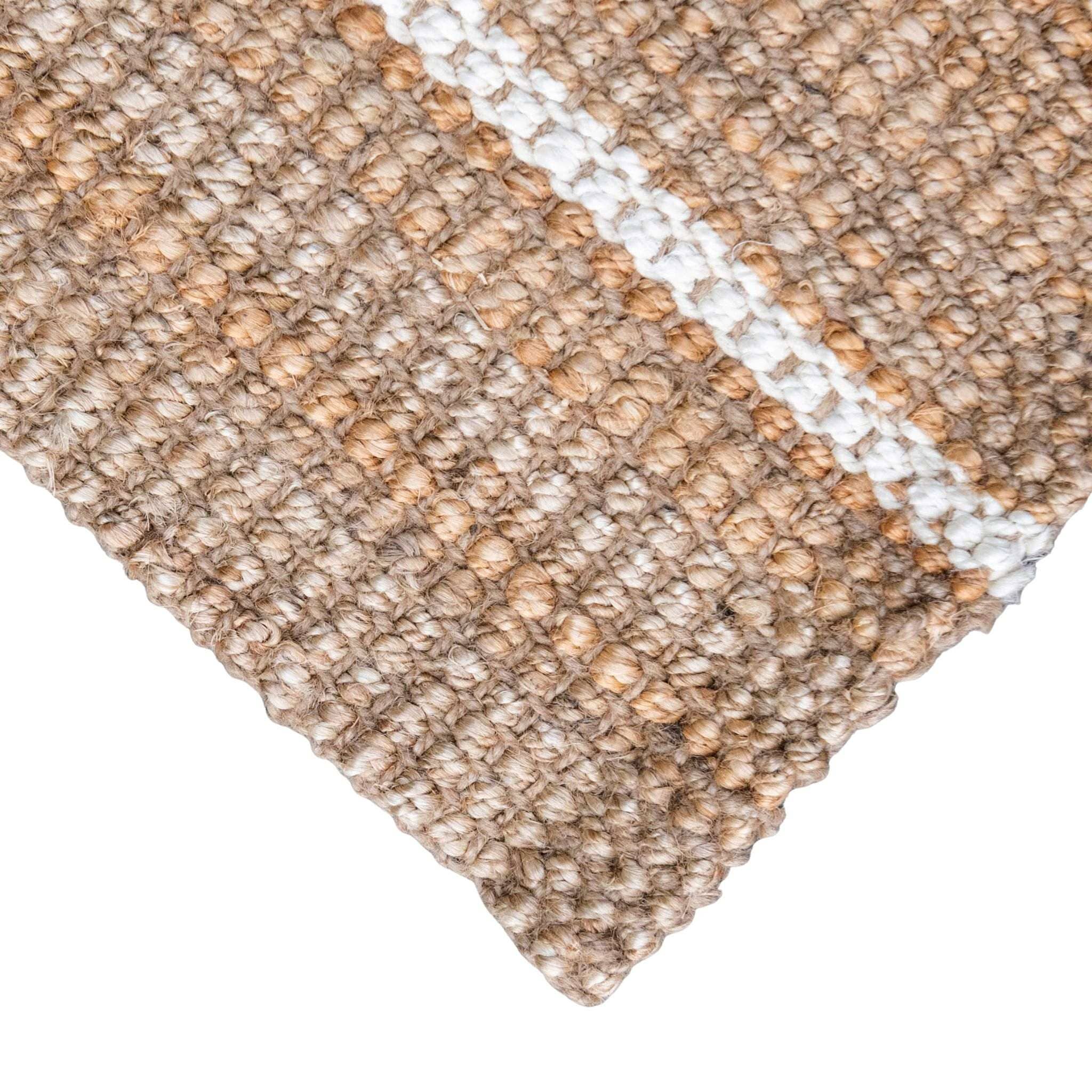 North Avalon - Wholesale Runner Rug - Robinson | Stripe Jute Bouclé Runner1