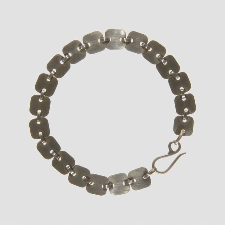 Handmade Square Link Bracelet for wholesale by Jane Diaz NY
