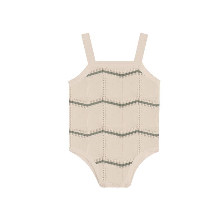 Wave Knit Kollektion Jungen - Elfenbein/Salbei für den Großhandel von Ely’s & Co.