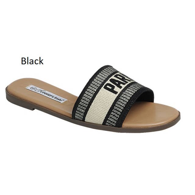 Andrea Bijoux - Wholesale Sandals - Women's - Flat Sandal -PARIS- Logo