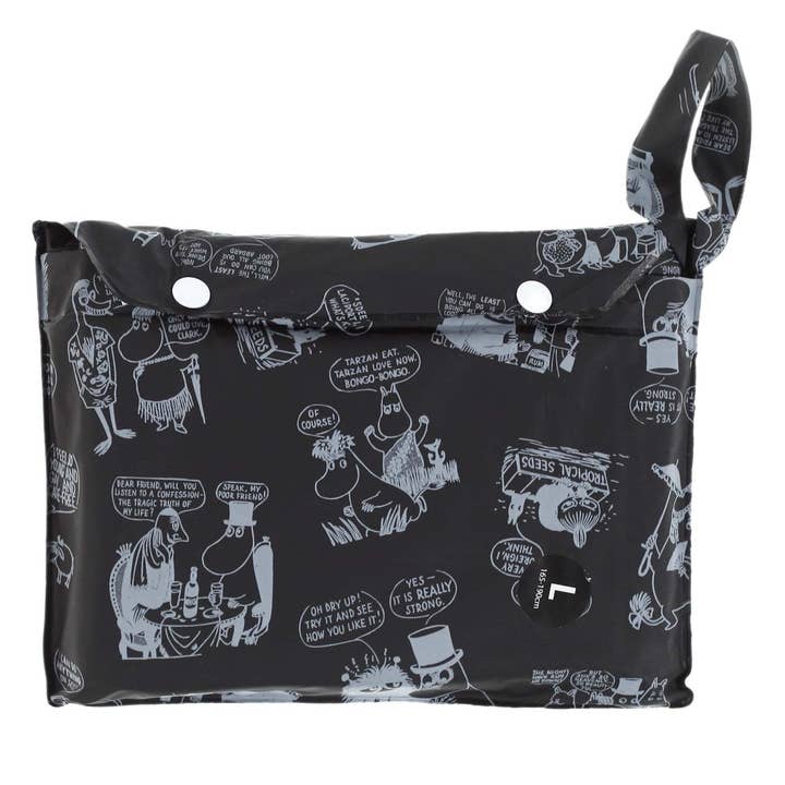 Impermeable de los Mumins Negro S para venta al por mayor de dsignhouse