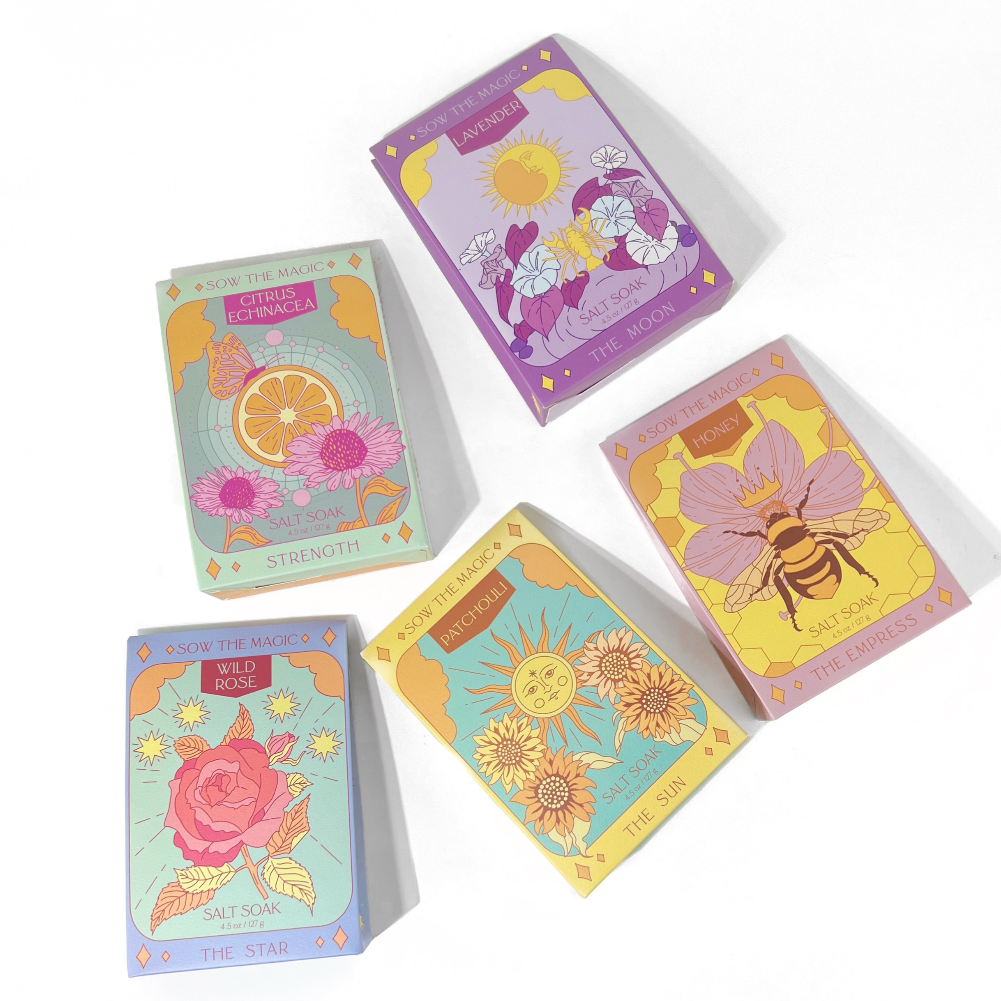 Sow the Magic - Vente Lait de bain - The Star Salt Soak in Wild Rose2