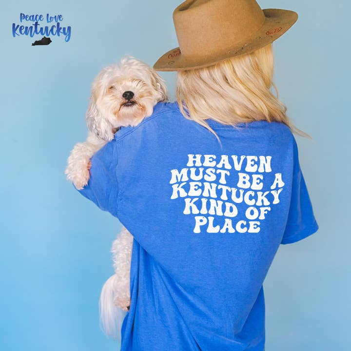 Heaven Must Be A Kentucky Kind Of Place | Screen Print Transfer | - SINGLE COLOR (LOW HEAT) for wholesale by PLK Transfers