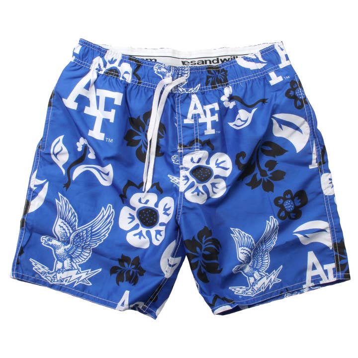Wes & Willy Air Force Falcons Men's Swim Trunks for wholesale by Wes and Willy