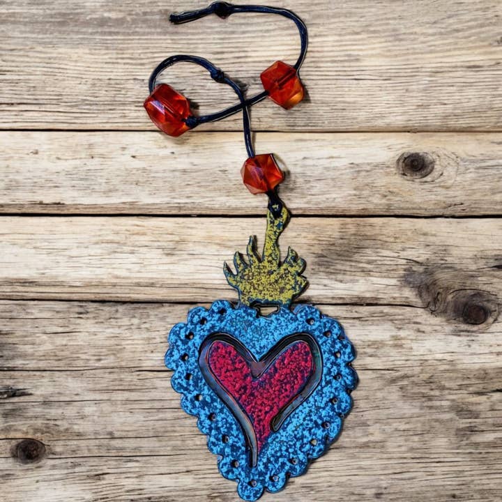 Whimsies - Wholesale Ornament - Milagro Heart ornament girlfriend Valentines Christmas USAÂ