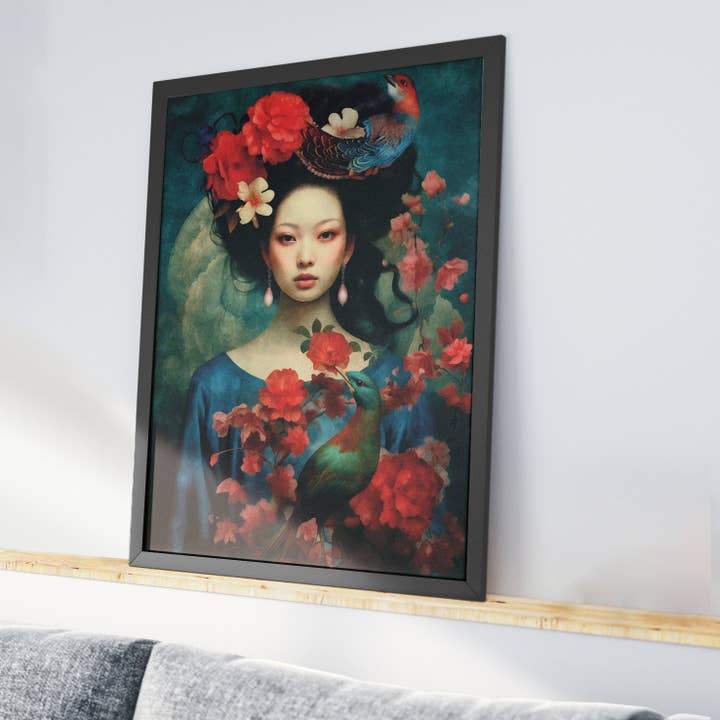 Craft Kreatively – wholesale Craft supplies – Japanese Woman Decoupage Rice Paper - A3+ - for Crafts2