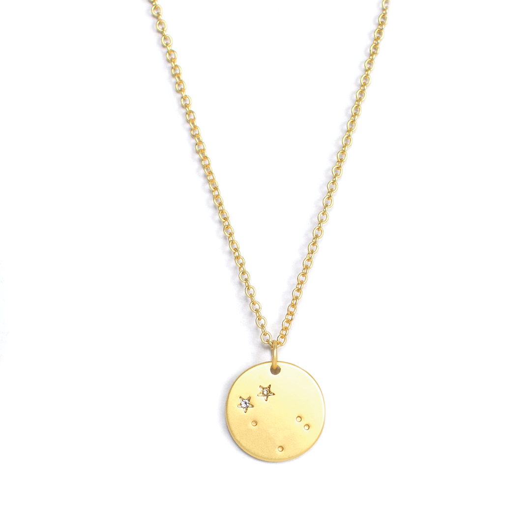 Lucky Feather - Wholesale Retailer Display - Jewelry - Zodiac Necklace BUNDLE (12 qty 4pks/48 pc)+ display13