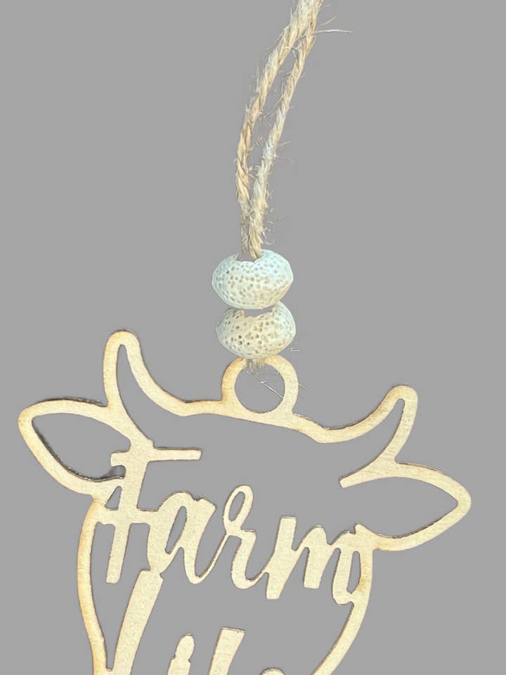 Farm Life Ornament for wholesale by A Cut Above Custom Designs