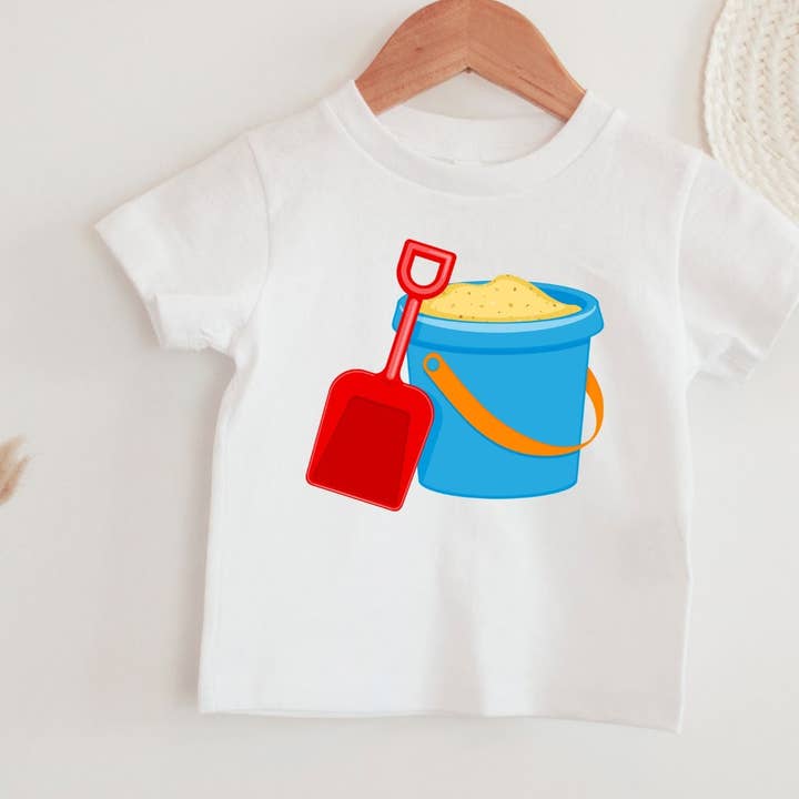 Beach Bucket Tee for wholesale by ChubbyBubbyBear