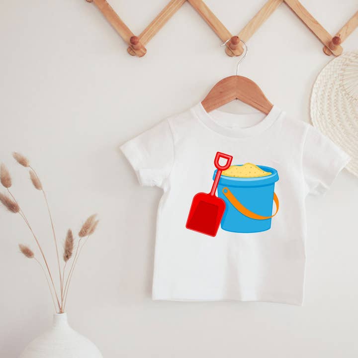 Beach Bucket Tee for wholesale by ChubbyBubbyBear