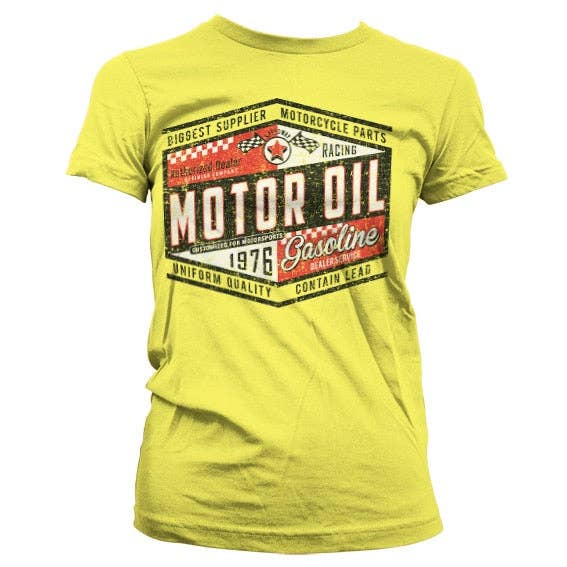 Hybris Production AB - Wholesale Screen printed t-shirt – Women′s - Engine Oil 1976 Girly Tee5