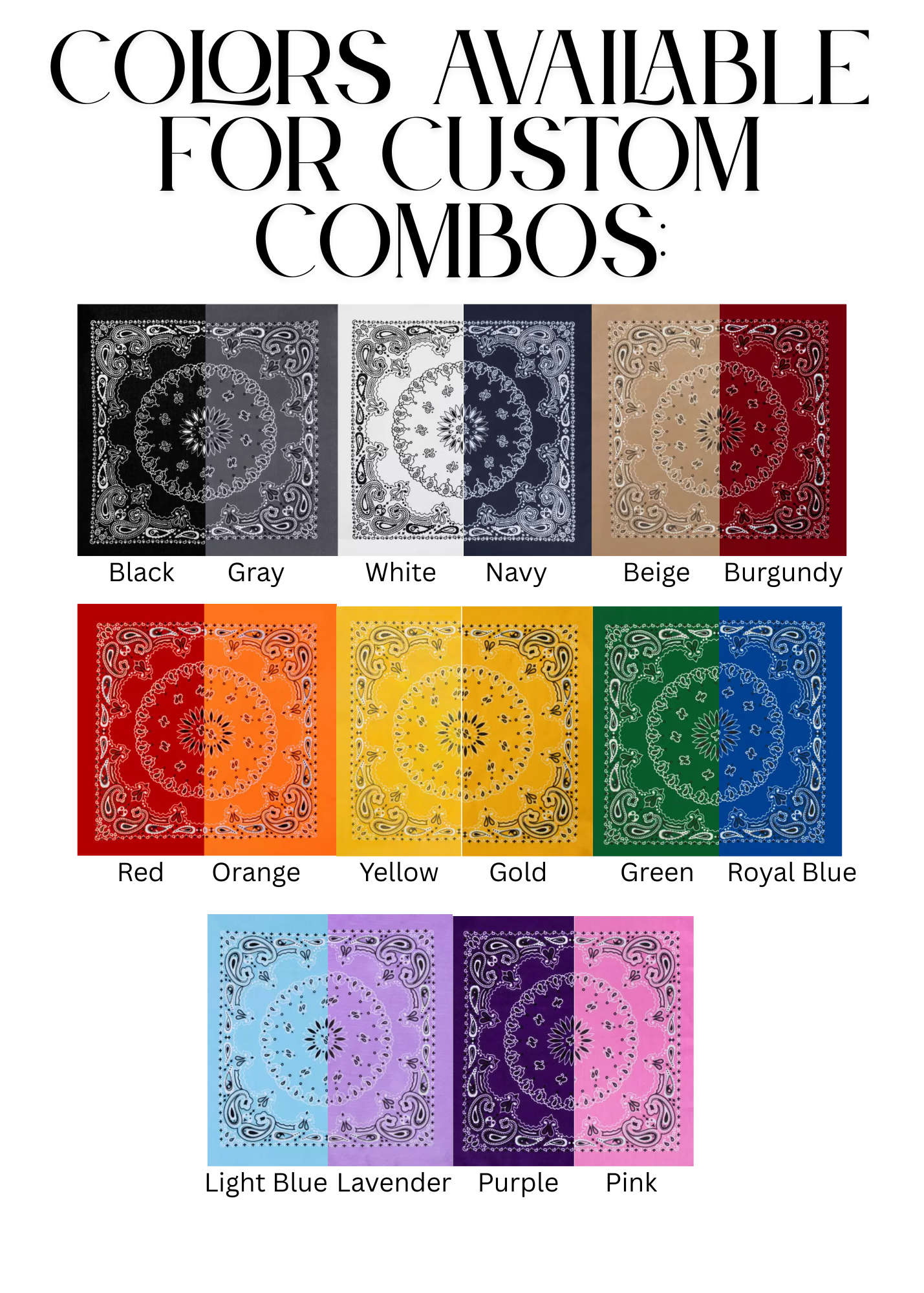 Sugar Cilantro - Wholesale Bandana - Women's - Handmade Custom Colorblocked Gameday Bandana4