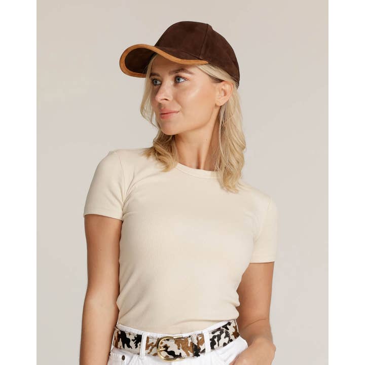Amsterdam Heritage Belts, Bags, Apparel & Jackets EU - Wholesale Hat Accessory - Women's - Ferry | Suede Leather Cap1