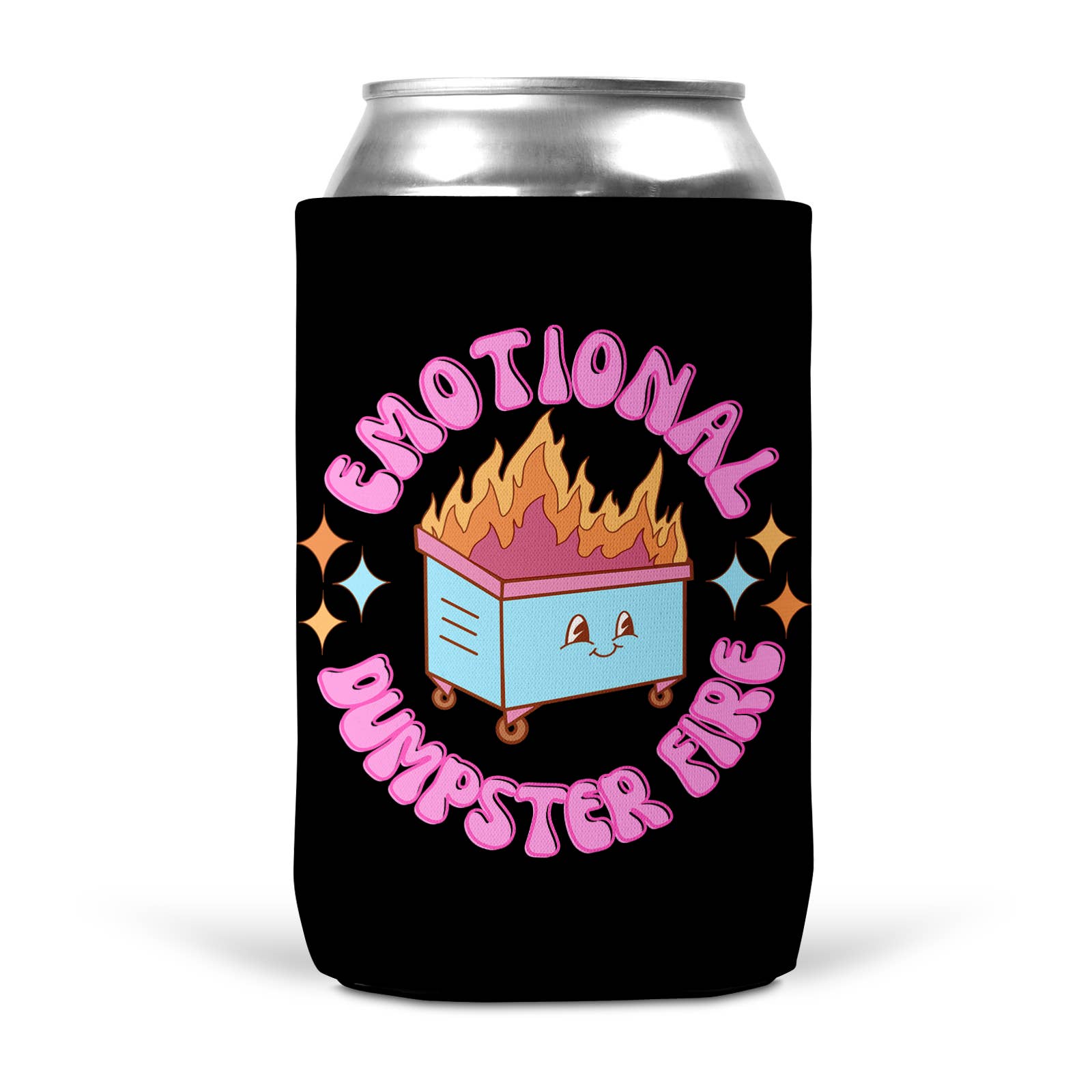 tcbco - Wholesale Drink Huggers & Koozies - Emotional Dumpster Fire Koozie
