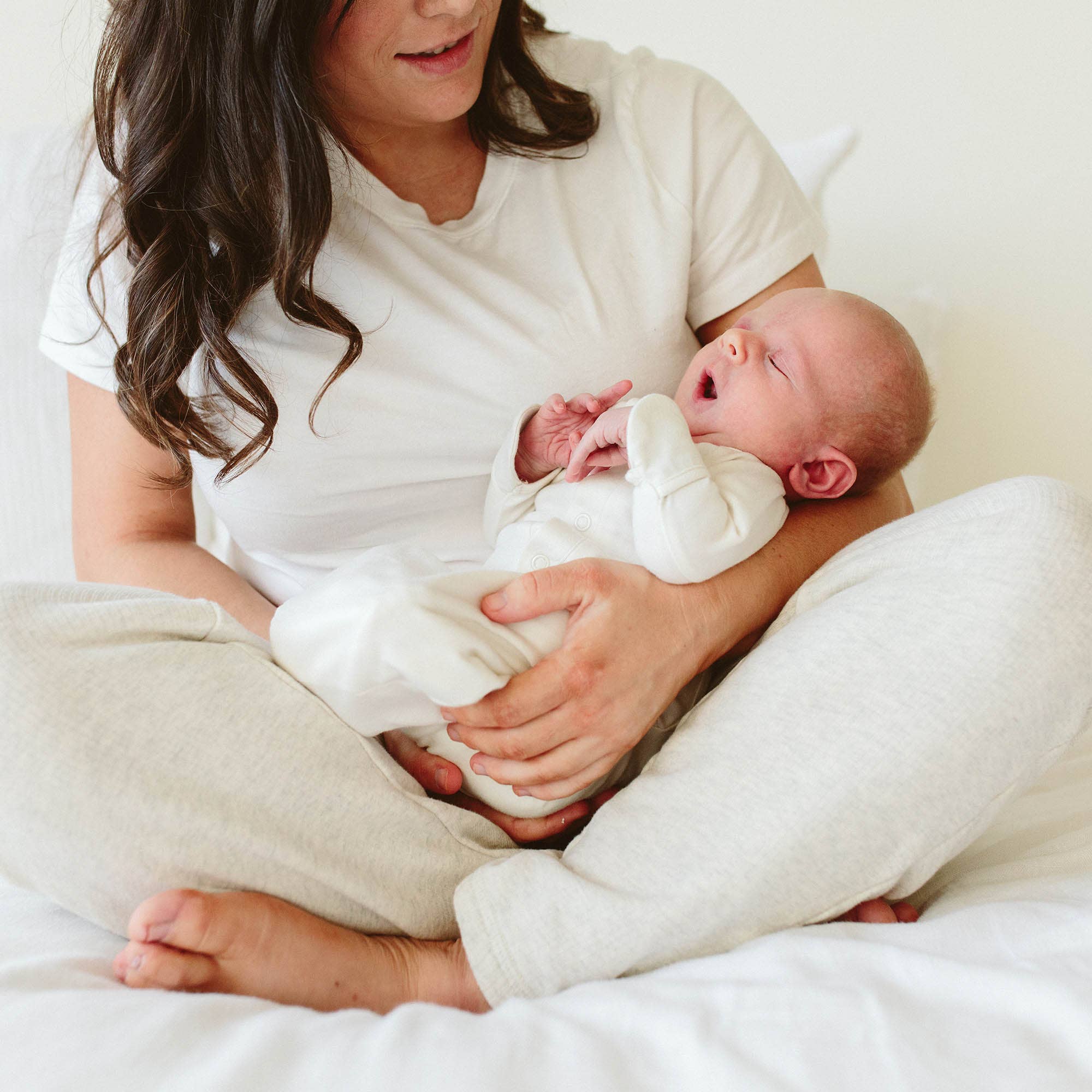 goumikids – wholesale Baby gown – Baby – 24 Hour Convertible Sleeper Baby Gown - Cloud6