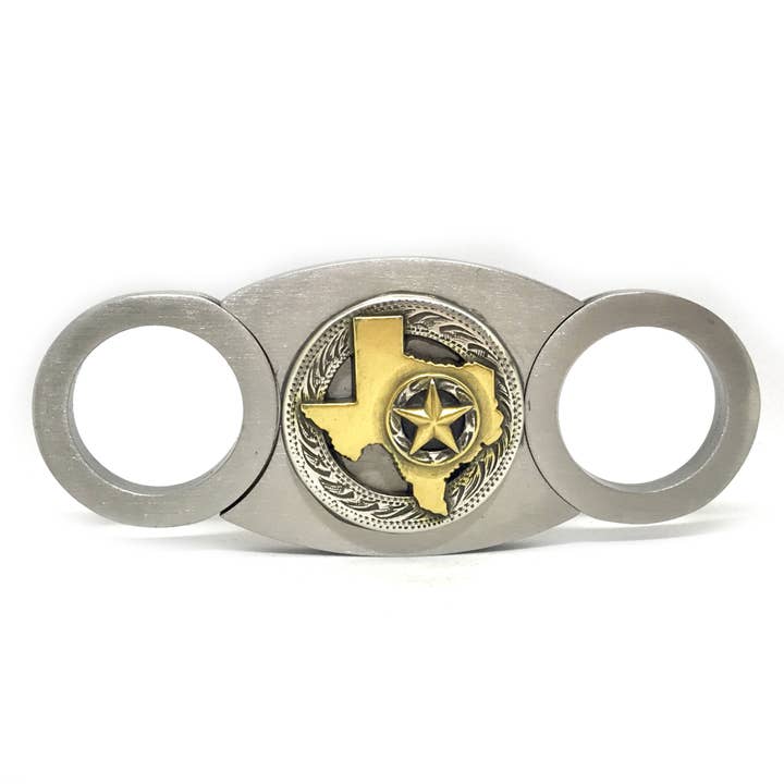 State of Texas Cigar Cutter - Two-Tone for wholesale by Cigar Cutters by Jim