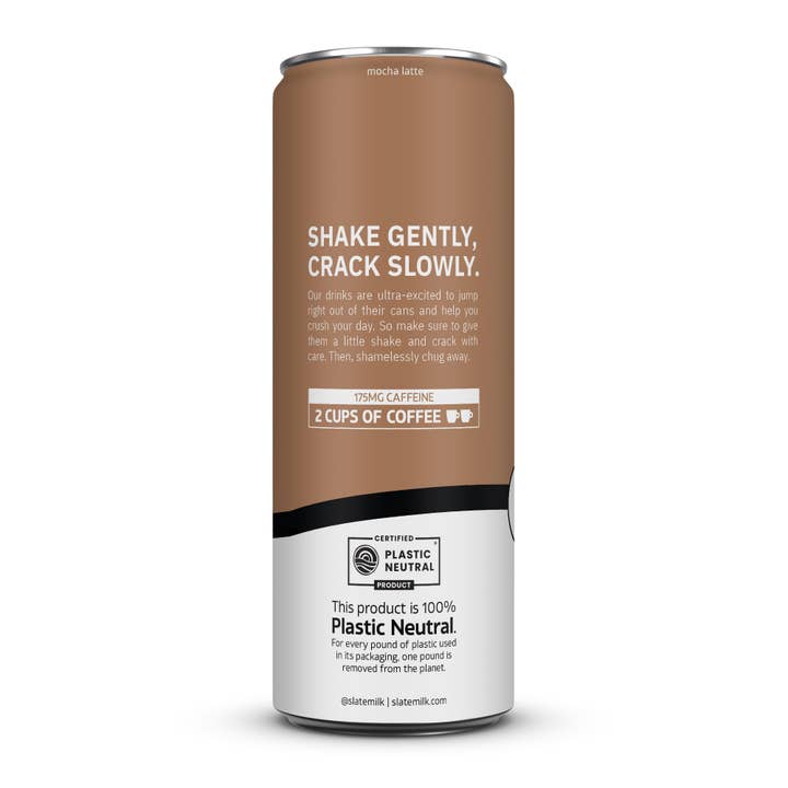 Slate Milk - Wholesale Iced Coffee/Cold Brew - Mocha Latte