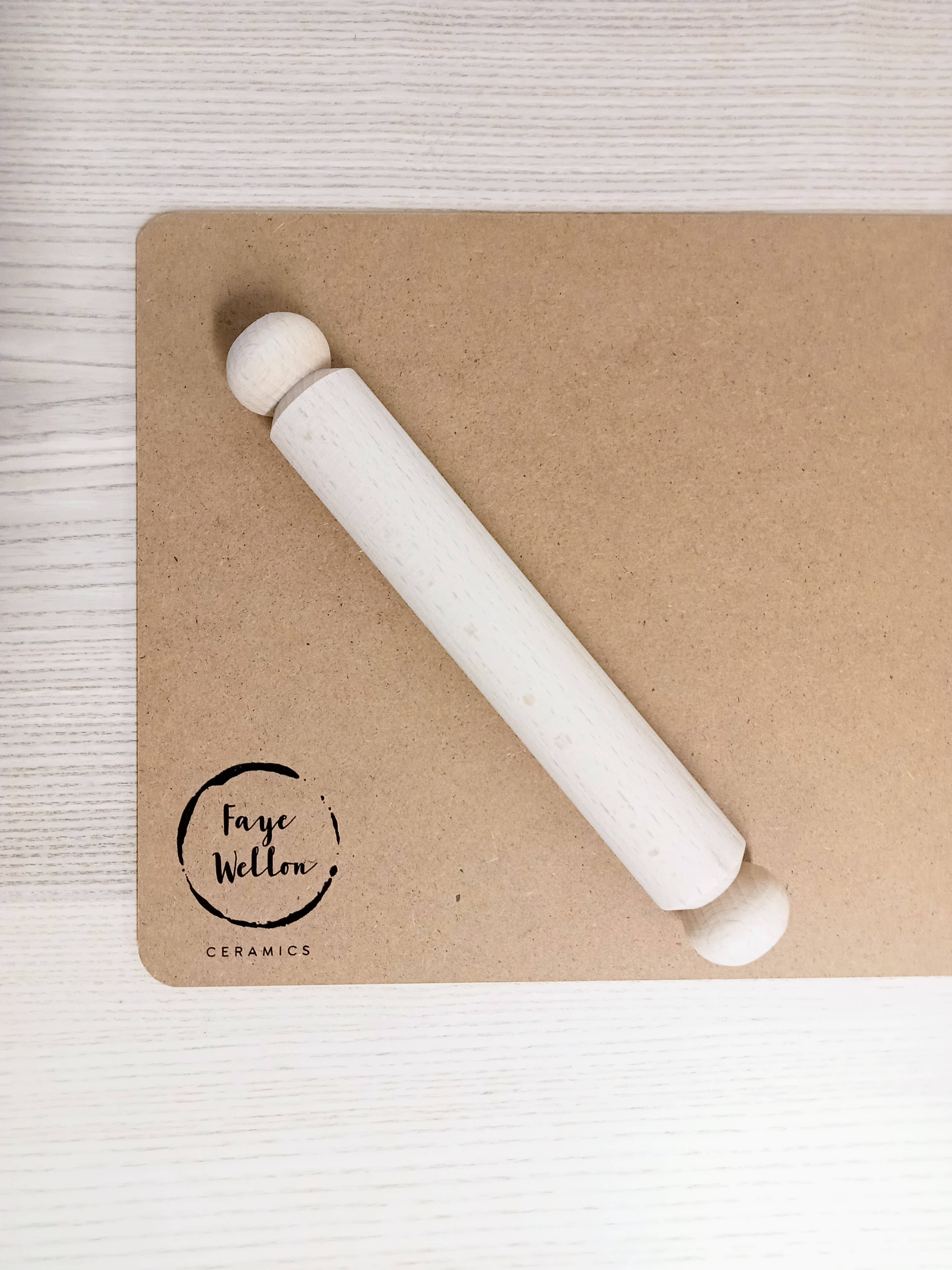 Faye Wellon Ceramics - Wholesale Rolling Pin - Wooden Rolling Pin - Small1