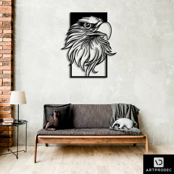 benjashop – wholesale Wall Accent – Eagle Metal Wall Art Decor5