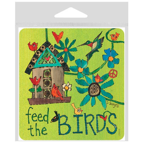 SJT Enterprises, Inc. - Wholesale Sticker - Feed the birds large sticker.