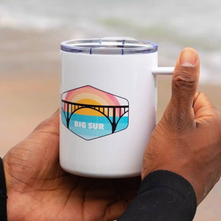 Human Nature Designs - Wholesale Insulated Mug/Tumbler - Big Sur Mug - Insulated Camping Mug, 12 oz0