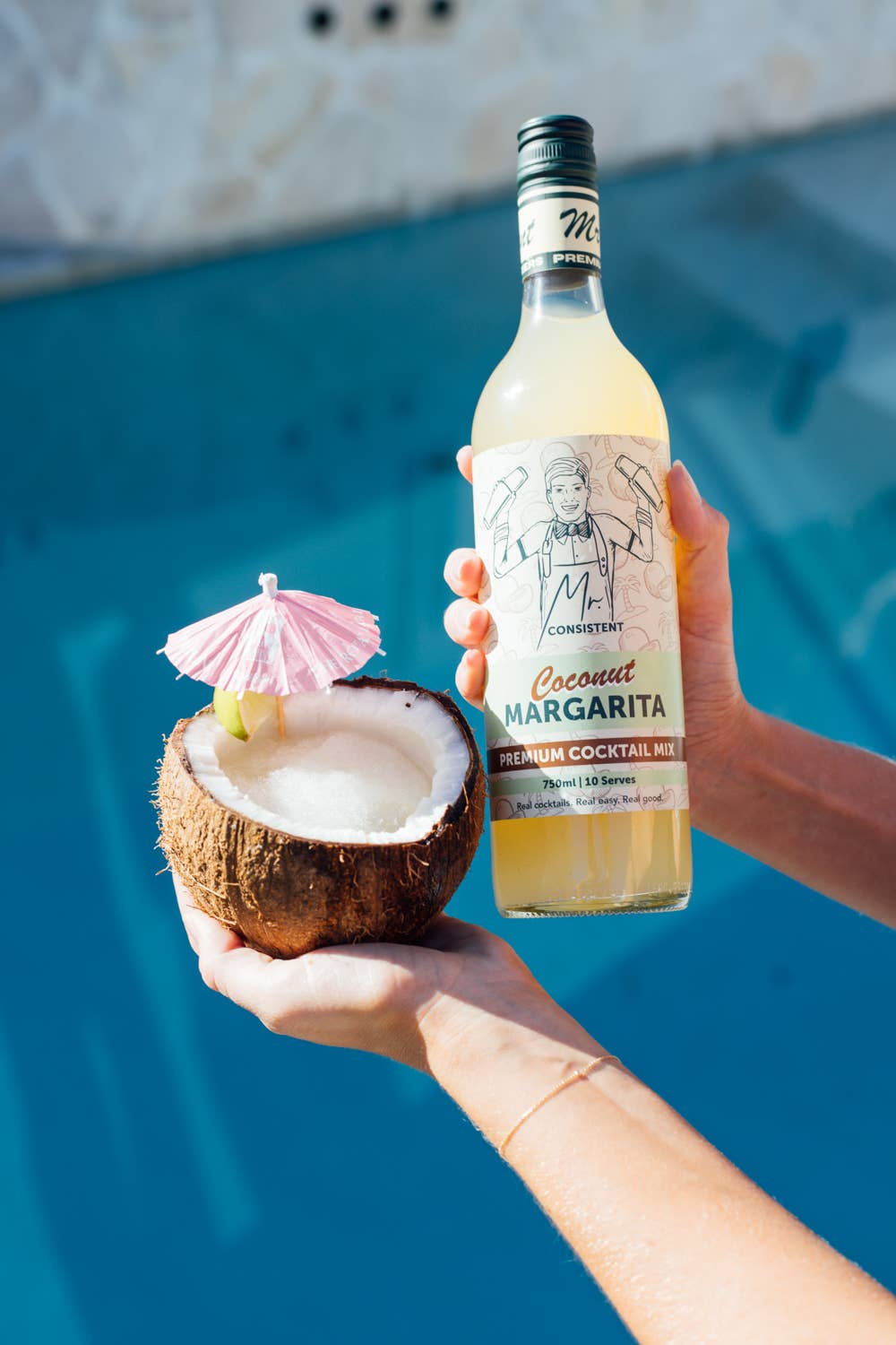 Mr. Consistent - Wholesale Cocktail Mix/Syrup - Coconut Margarita Mixer - 10 Serves2