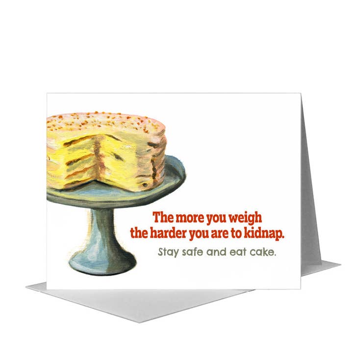 Layers of Buttercream, Greeting Card (#7450A) for wholesale by Printed Canvas