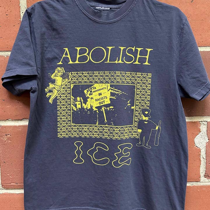 Abolish ICE Shirt, Anti Racist Tee, Immigrant In Racist Out for wholesale by CVH DREAMY LTD