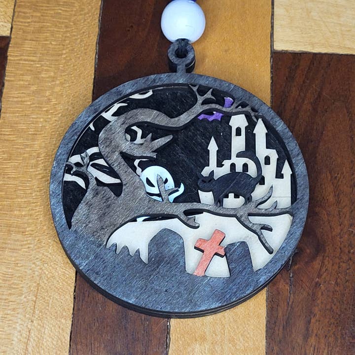 Christmas Ornaments, Gothic Christmas, Halloween for wholesale by Canary Hill Works