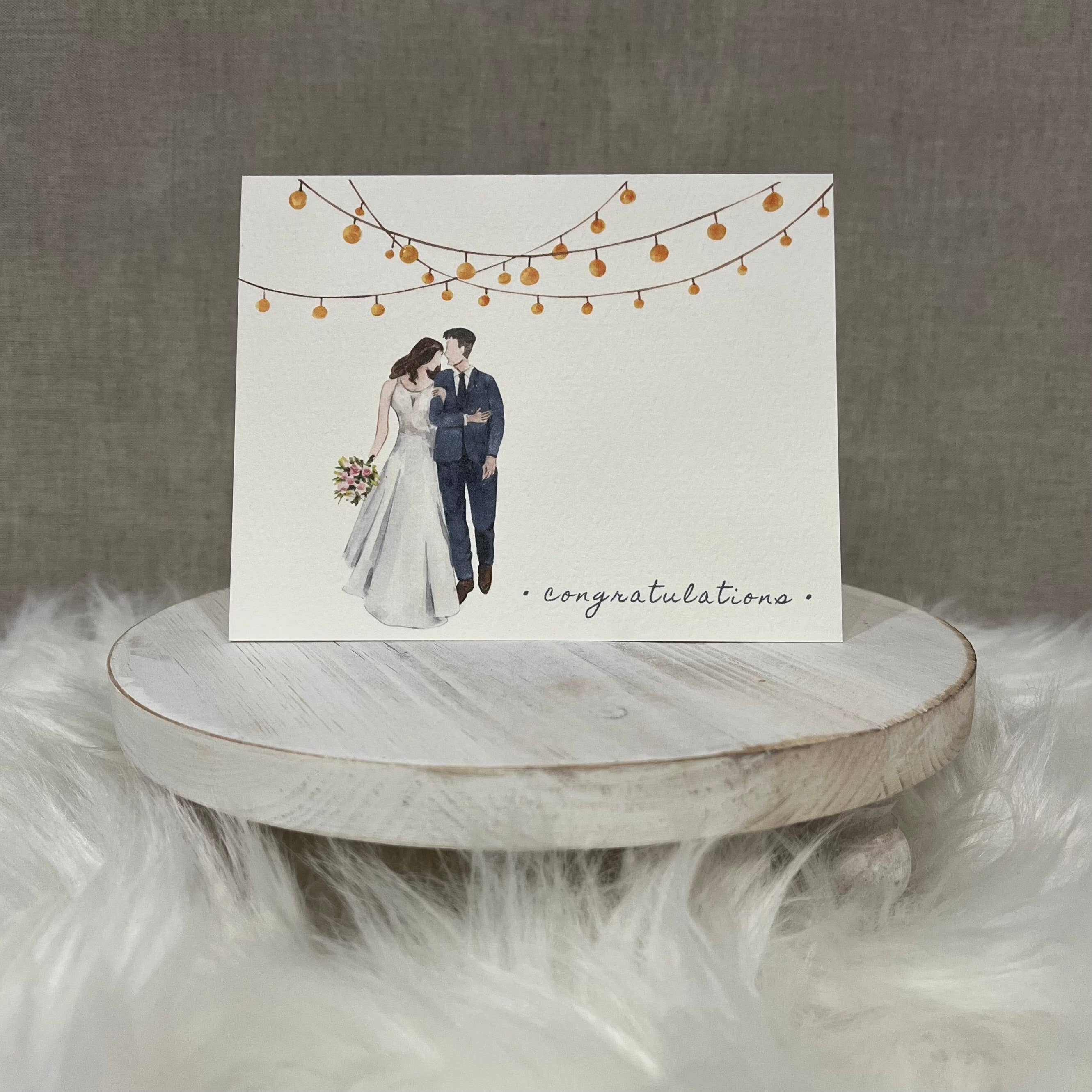 Paper Kuts - Wholesale Wedding Card - Congratulations on Wedding Card, Includes Kraft Envelope1