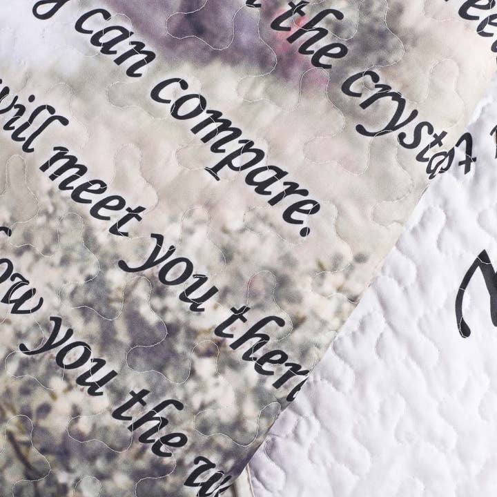 Swanson Christian Products - Wholesale Throw Blanket - Quilted Throw - If You Could See Me Now6