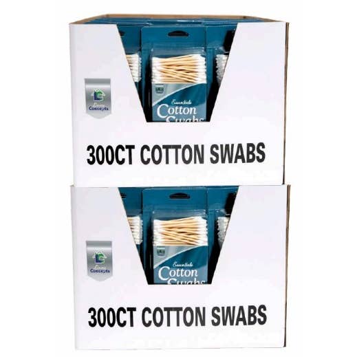 Living Concepts - Wholesale Cotton Swab/Q-Tip - Cotton Swabs 300 CT1
