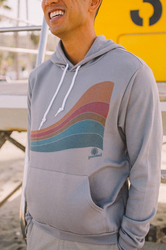 Goodseed Clothing - Wholesale Hoodie - Men's - DOWN VEST HOODIE-GREY1