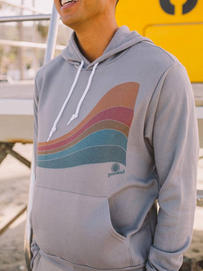 Goodseed Clothing - Wholesale Hoodie - Men's - DOWN VEST HOODIE-GREY1