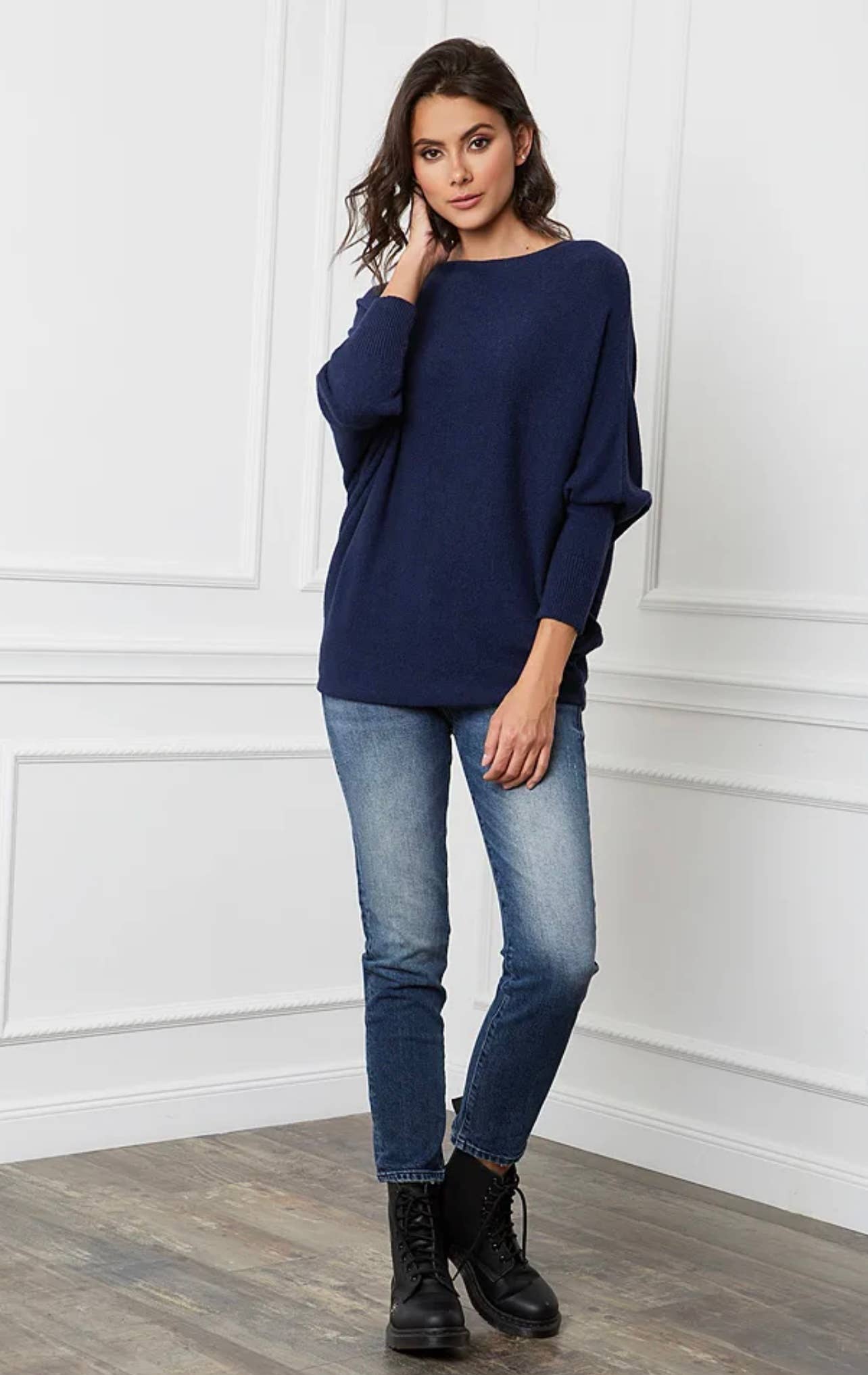 LÉA & LUC - Vendita all'ingrosso Maglione tricot - Donna - Maglione con maniche a pipistrello REF. 009921