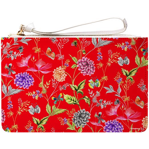 Broadview Red Clutch Bag for wholesale by Stringberry