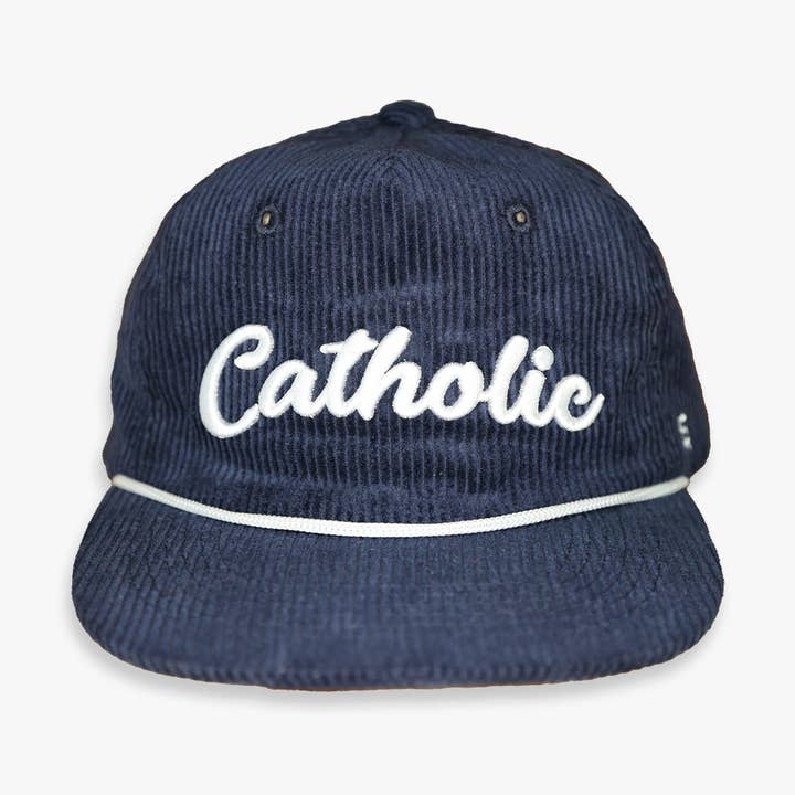 Sock Religious - Wholesale Honkbalpet - Uniseks - Katholieke Retro Corduroy Hoed0