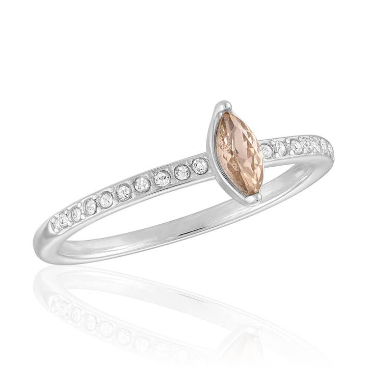 Center Court - Wholesale Band/Stacked Ring - Stacks: Vintage Rose Marquise Ring0