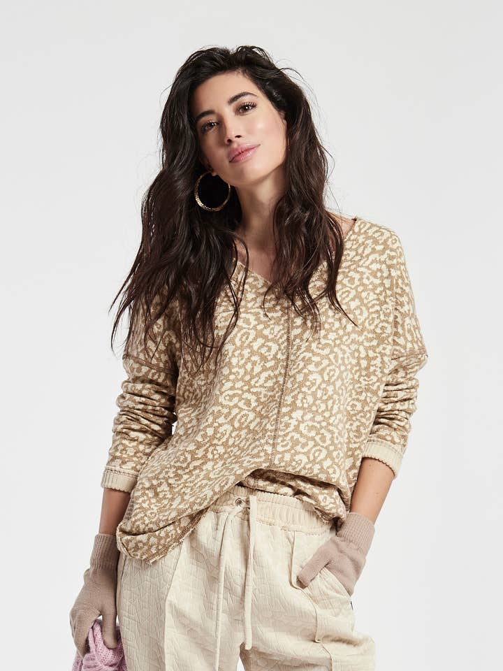 Top Reversibile Jordi Punto Jacquard per la vendita all'ingrosso da parte di OKY