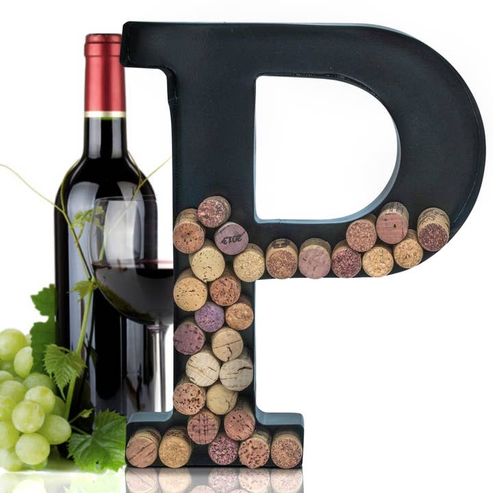 MADE EASY KIT - Wholesale Wine cork holder - Made Easy Kit Metal Letter Wine Cork Holder w/Wall Mount Kit26