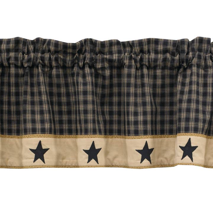 Sturbridge Star Lined Valance for wholesale by Park Designs
