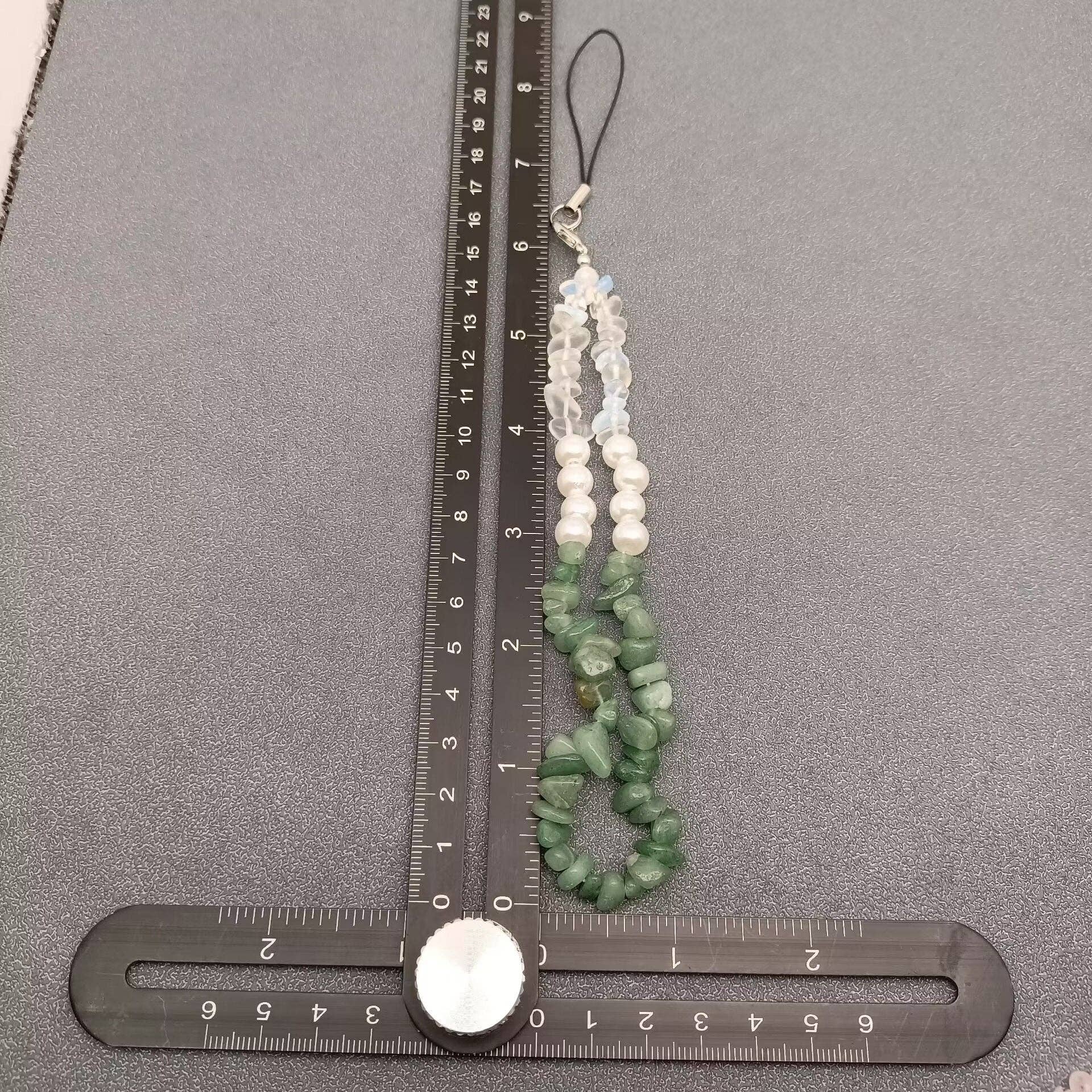 Mio Queena - Wholesale Phonecase Strap - Stone & Crystal & Pearl Beaded Phonecase Strap Lanyard - CS8