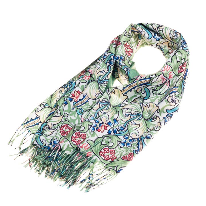 Signare Tapestry - Wholesale Scarf - Women's - William Morris Golden Lily - Art Pashmina