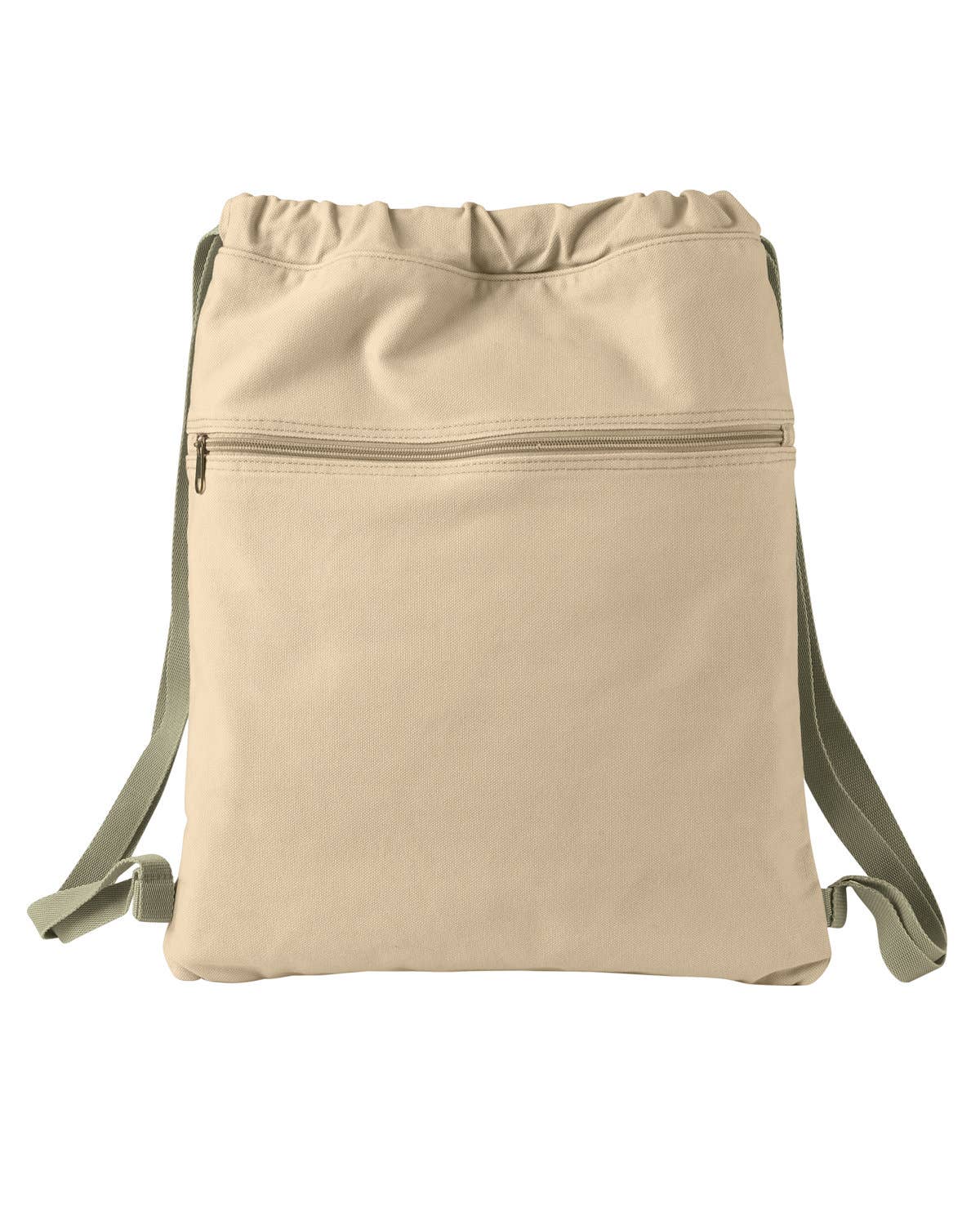 Total Apparel - Wholesale Drawstring Bag - Unisex - Cotton Canvas Drawstring Backpack | 19016