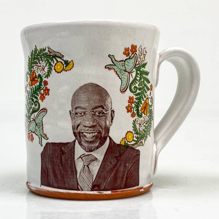 Rev. Raphael Warnock mug for wholesale by Rothshank Artworks