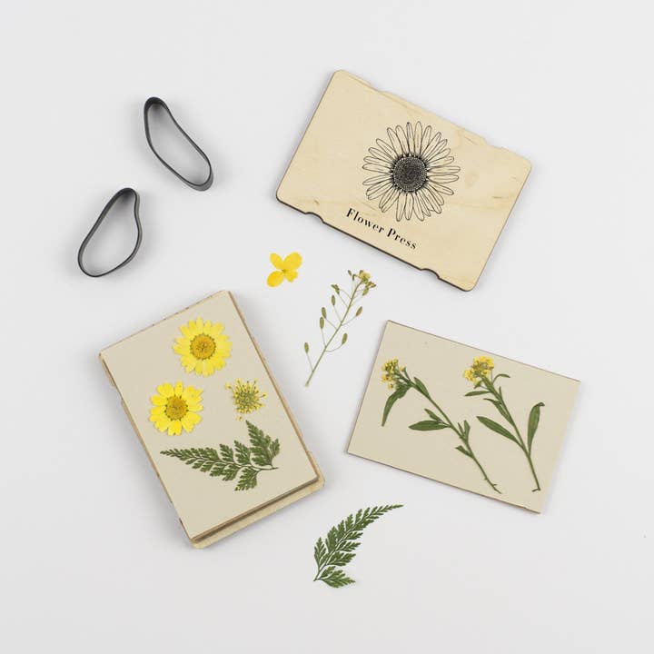 Studio Wald - Wholesale DIY Craft Kit - Pocket Flower Press - Line