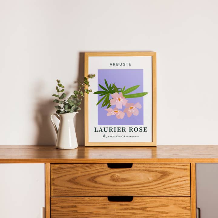 Graphijoy - Wholesale Poster - Oleander floral poster3