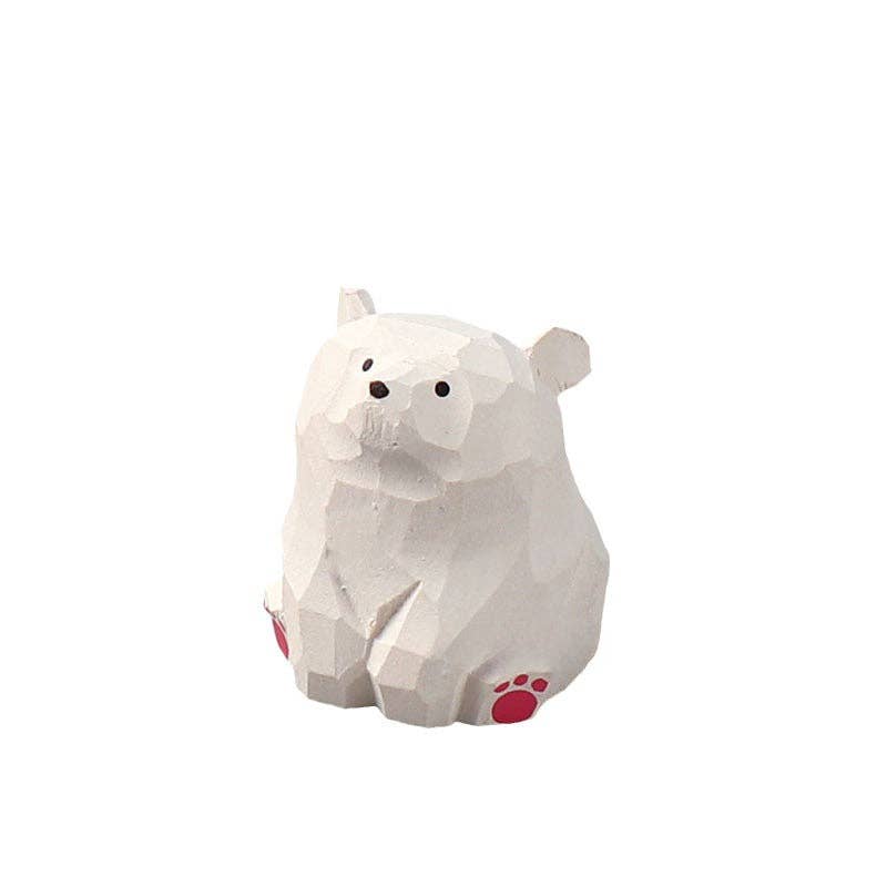 Gohobi （We cover U.S. import duties） - Wholesale Decorative Figurine - Gohobi Handcrafted Wooden Bear Ornament21